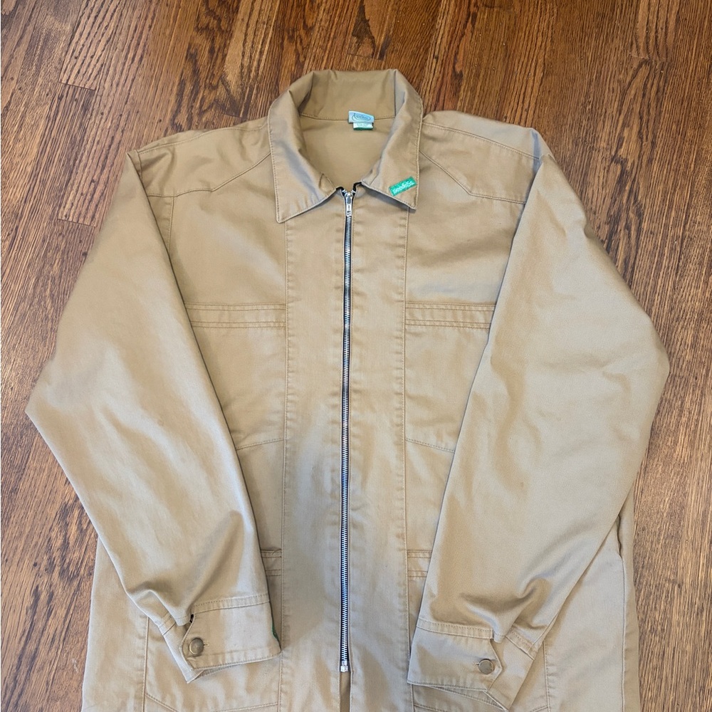 Vintage Seedless Men's Tan Lightweight smokers’s Jacket